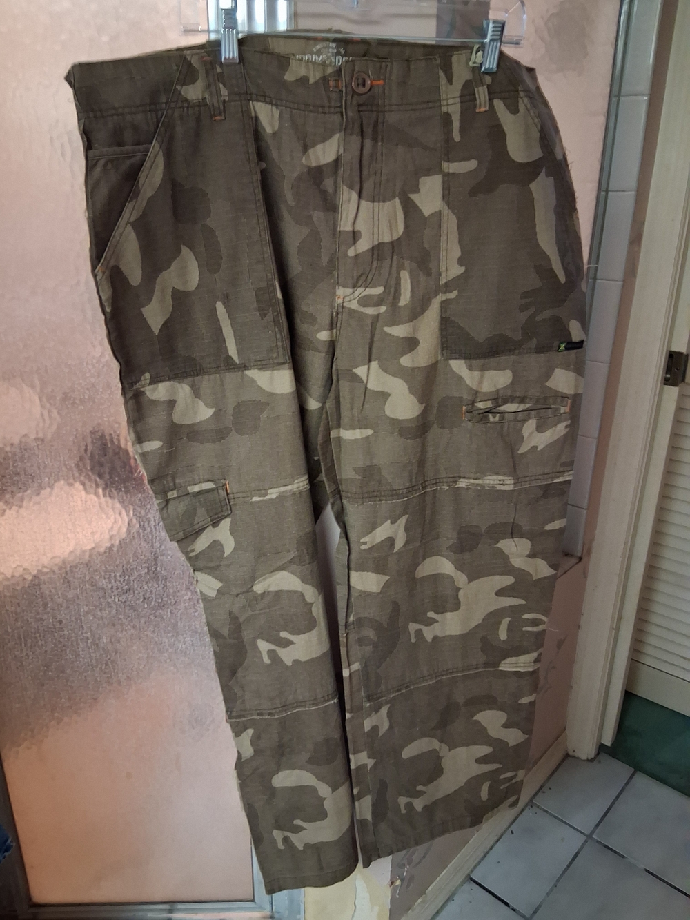 Riddim Driven Men's Camo Cargo Pants in Olive & Tan Shades 3XL Streetwear